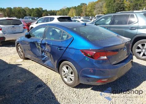 2019 Hyundai Elantra Sel из США, поврежденный, VIN 5NPD84LF5KH476882